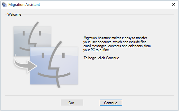 migration assistant pc to mac ethernet problem